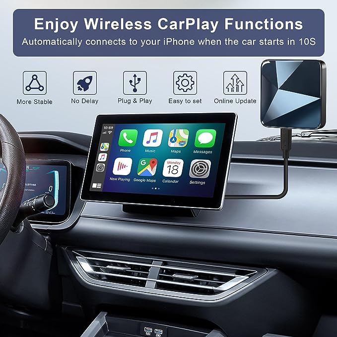 DrivePlex™ Wireless Carplay Adapter