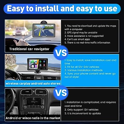 Drive Buddy™ Pro - 4k Screen Mirror - Car Play + Back Up Camera